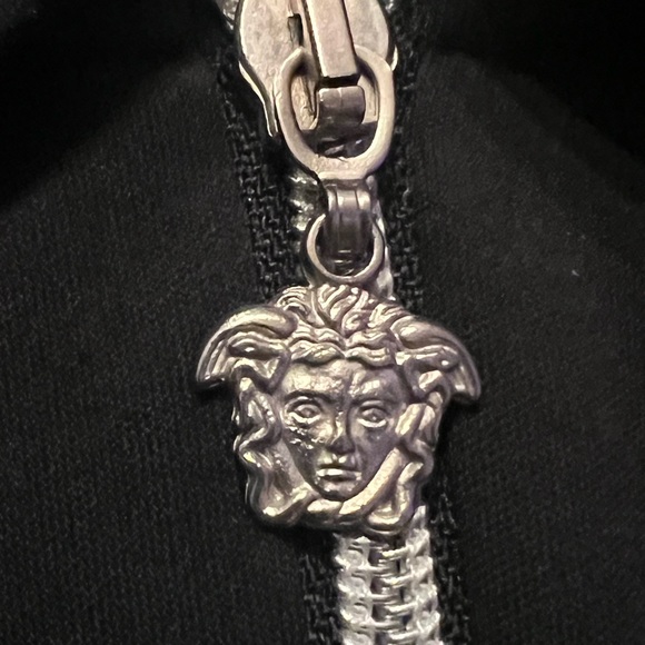 Rare Vintage, Versace intensive Black Medusa one piece, long sleeve bodysuit. - Picture 5 of 16